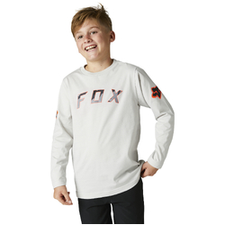 Fox Bnkr Long Sleeve Tee Youth - White