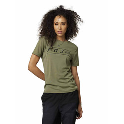 Fox Pinnacle Short Sleeve Tech Tee Womens - Army green