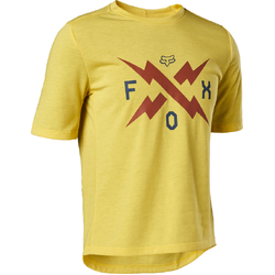Fox Ranger DR Short Sleeve Jersey Youth - Pear Yellow - Large (HOT BUY)