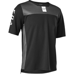 Fox Defend Short Sleeve Jersey Youth - Black - S