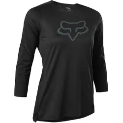 Fox Flexair 3/4 Jersey Womens - Black