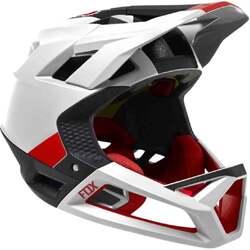 Fox Proframe Helmet Blocked AS - Black/White