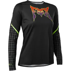 Fox Flexair Long Sleeve Jersey Celz Womens - Black - Small (HOT BUY)