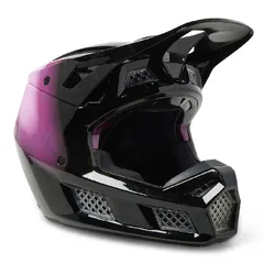 Fox V3 RS Detonate Helmet ECE - Black - Large (Damaged Box)