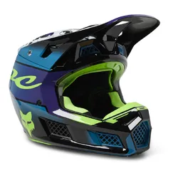 Fox V3 RS Dkay Helmet ECE - Blue