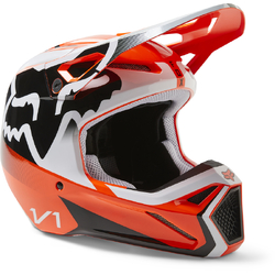Fox V1 Leed Helmet DOT/ECE - Fluro Orange