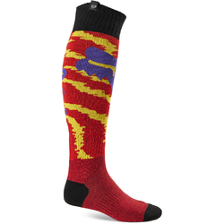 Fox 180 Nuklr Sock - Fluro Red