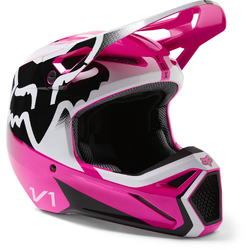 Fox V1 Leed Helmet DOT/ECE Youth - Pink