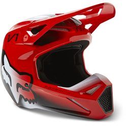 Fox V1 Toxsyk Helmet DOT/ECE Youth - Fluro Red