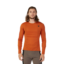 Fox Flexair Ascent Long Sleeve Jersey - Blue/Orange - Medium (HOT BUY)