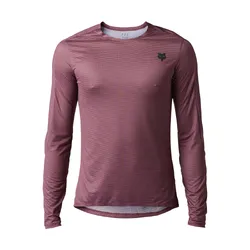Fox Flexair Ascent Long Sleeve Jersey - Candy Red
