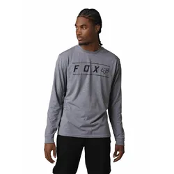 Fox Pinnacle Long Sleeve Tech Tee - Grey