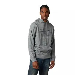 Fox Fixated Pullover Fleece - Heather Grey - Medium
