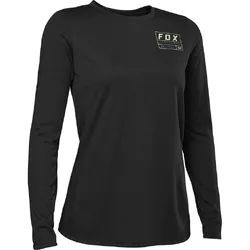 Fox Ranger DR Long Sleeve Jersey Womens - Black