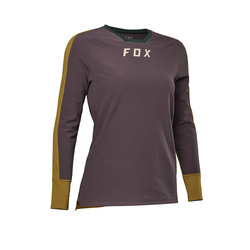 Fox Defend Thermal Jersey Womens - Root beer