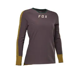 Fox Defend Thermal Jersey Womens - Root beer