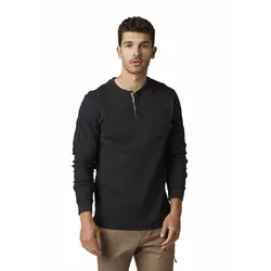 Fox Grunt Work Thermal Henley Long Sleeve - Black