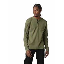 Fox Grunt Work Thermal Henley Long Sleeve - Green