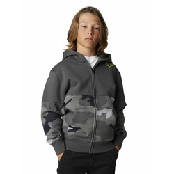 Fox Lindon Zip Fleece Youth - Grey Camo