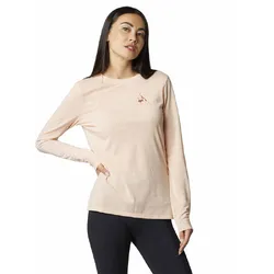 Fox Finisher Long Sleeve Tech Tee Womens - Light Pink - L