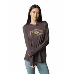 Fox Full Flux Long Sleeve T-Shirt Womens - Purple