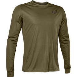 Fox Ranger Long Sleeve Jersey Font - Olive Green - Medium (HOT BUY)