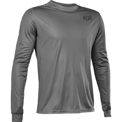 Fox Ranger Long Sleeve Jersey Font - Grey