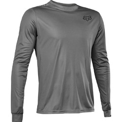 Fox Ranger Long Sleeve Jersey Font - Grey - Medium (HOT BUY)