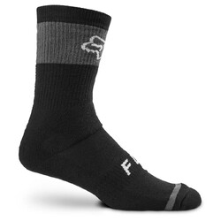 Fox 8" Defend Winter Sock - Black/Grey