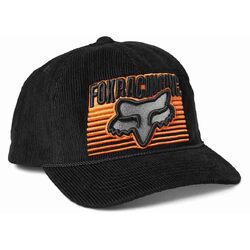 Fox Carv Snapback Hat/Cap - Black - OS