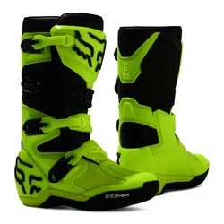 Fox Comp Boot Youth - Fluro Yellow
