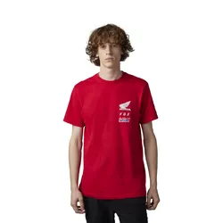 Fox Honda Short Sleeve Tee - Fluro Maroon