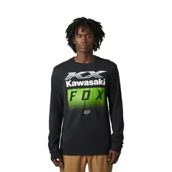 Fox X Kawi Long Sleeve Prem T-Shirt - Black