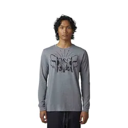 Fox THE Format Long Sleeve Tech T-Shirt - Heather Graphite