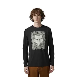 Fox Auxlry Long Sleeve Tech T-Shirt - Black