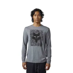 Fox Auxlry Long Sleeve Tech T-Shirt - Heather Graphite