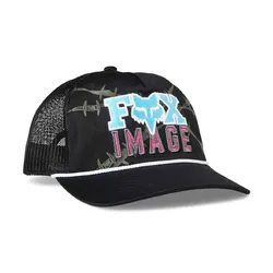 Fox Barb Wire Snapback Hat/Cap - Black - OS