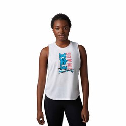Fox Barbed Wire Tank Top Womens - White
