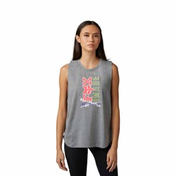 Fox Barbed Wire Tank Top Womens - Heather Graphite