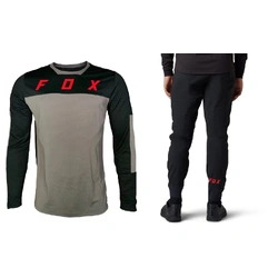 Fox Ranger / Defend SG Long Sleeve Ride Kit - Black/Red