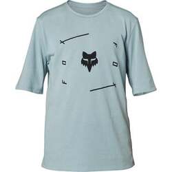Fox Ranger Dr Long Sleeve Jersey Veni - Gun Metal  - Medium (HOT BUY)