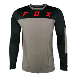 Fox Defend Long Sleeve Jersey SG - Black/Red