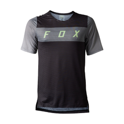 Fox Flexair Short Sleeve Jersey Arcadia - Black