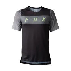 Fox Flexair Short Sleeve Jersey Arcadia - Black (HOT BUY)