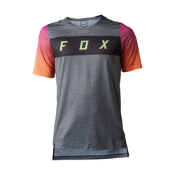 Fox Flexair Short Sleeve MTB Jersey Arcadia - Pewter - Medium (HOT BUY)