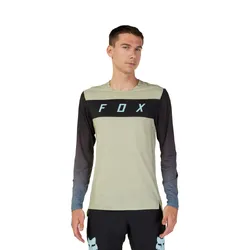 Fox Flexair Long Sleeve Jersey Arcadia - Oat