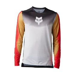 Fox Flexair Long Sleeve Jersey Novah - Black/White