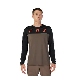 Fox Defend Long Sleeve Jersey Cekt - Dirt