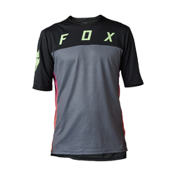 Fox Defend Short Sleeve Jersey Cekt - Black