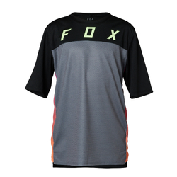 Fox Defend Short Sleeve Jersey Race Youth - Black